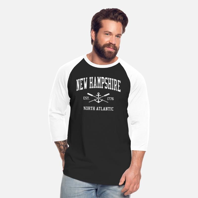 New Hampshire Crossed Oars Boat Anchor Sports