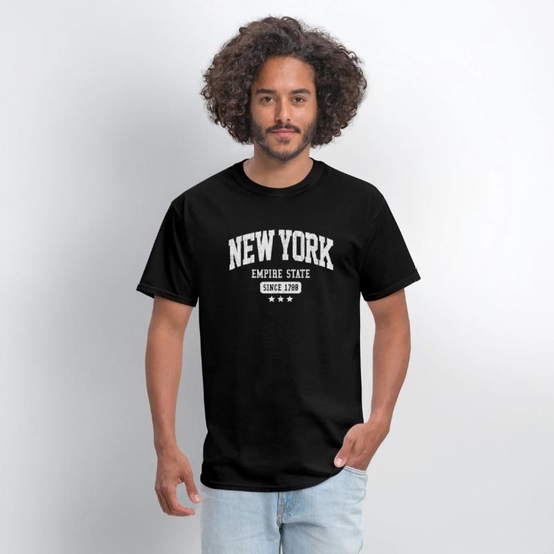 New York Empire State Nyc Weathered Dark