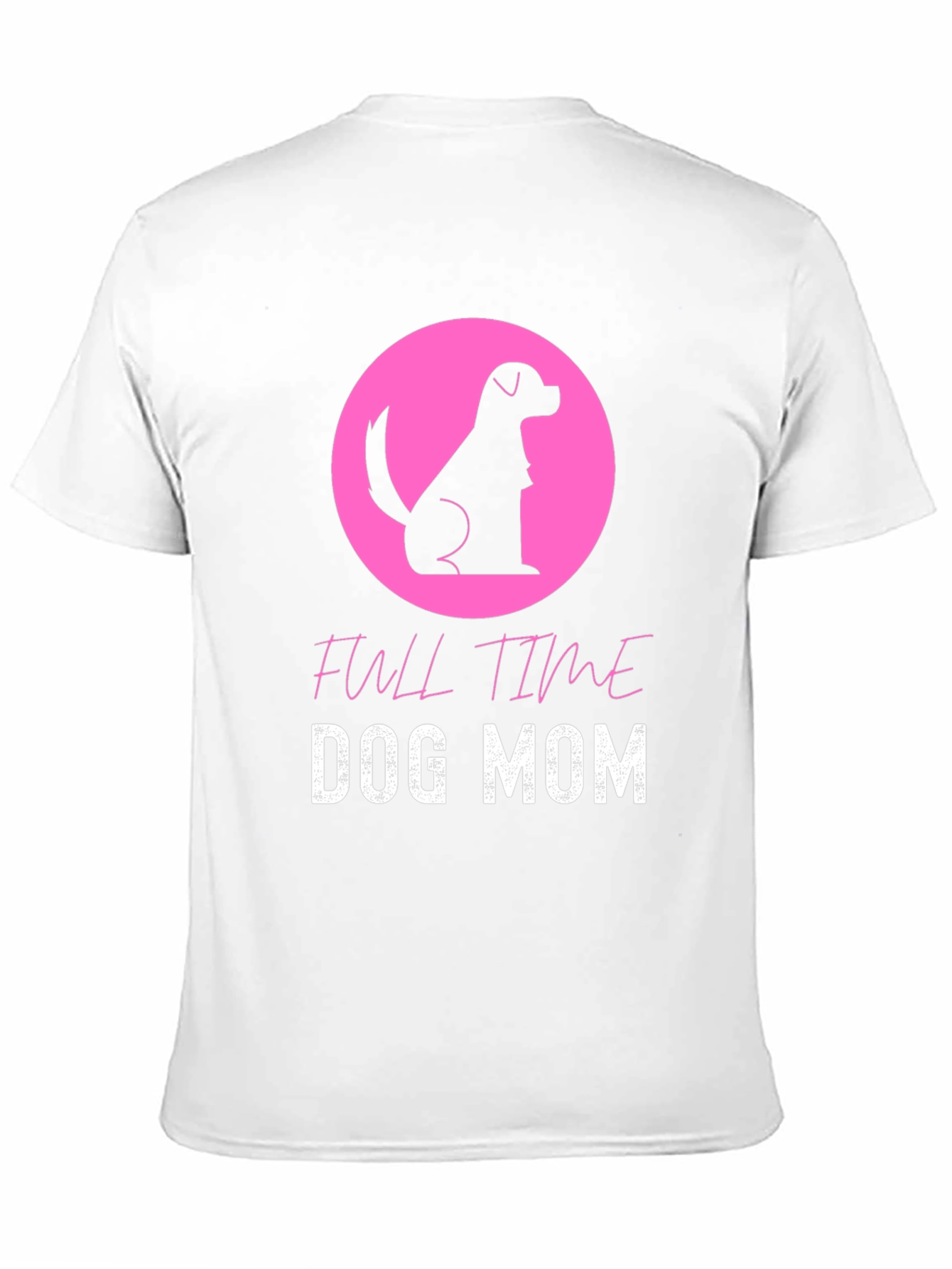Full Time Dog Mom Black T-Shirt
