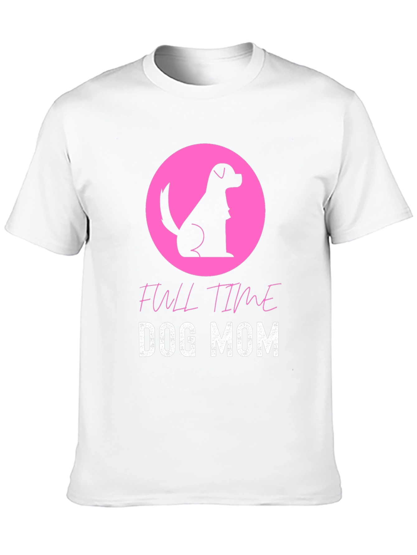 Full Time Dog Mom Black T-Shirt