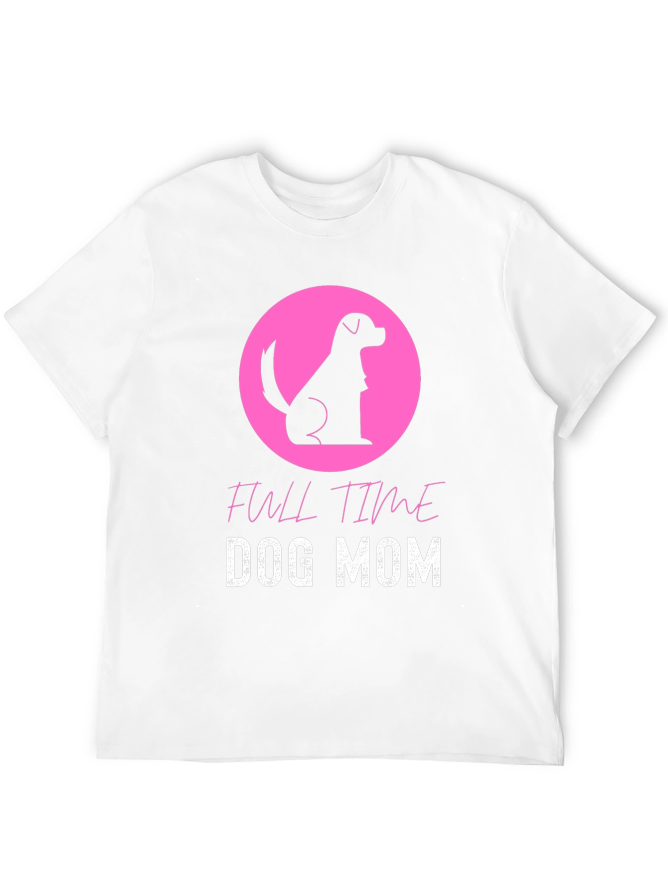 Full Time Dog Mom Black T-Shirt