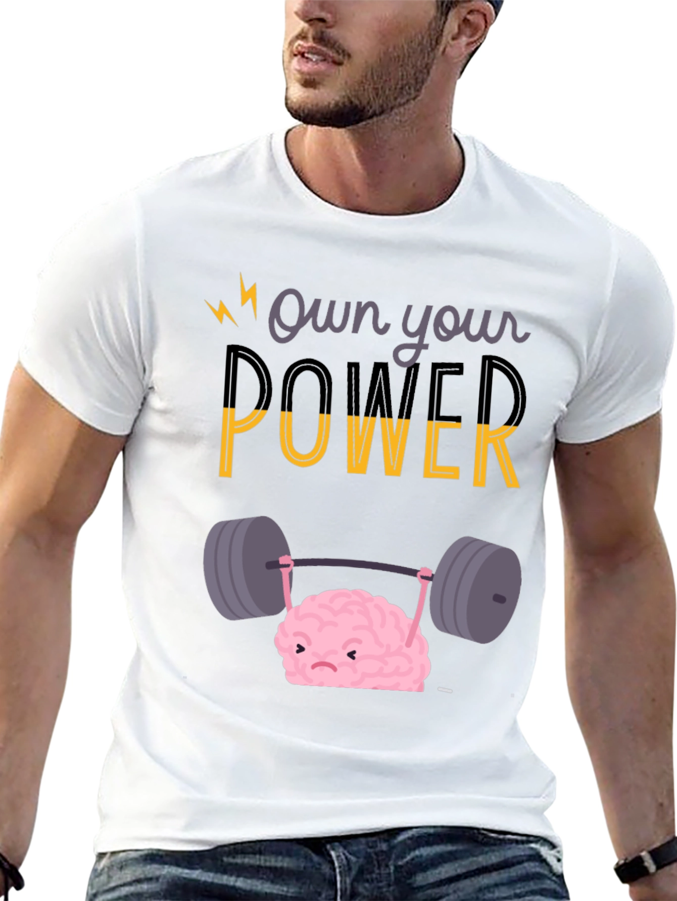 Own Your Power T-Shirt - Brain Lifting Weights