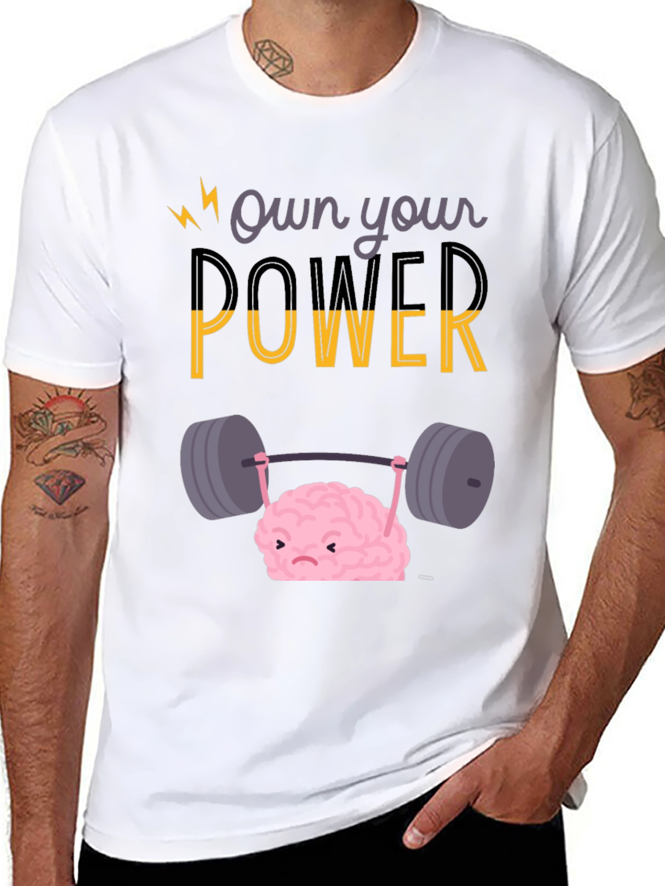 Own Your Power T-Shirt - Brain Lifting Weights
