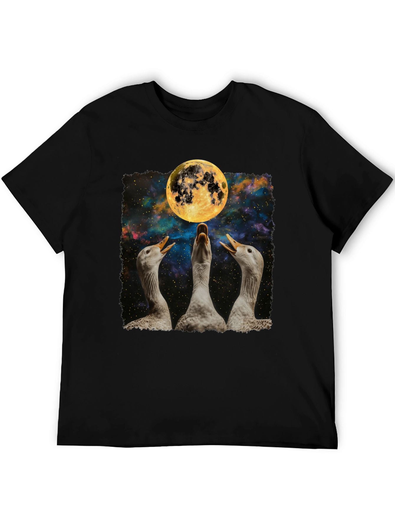 Geese Howling at the Moon Graphic Tee