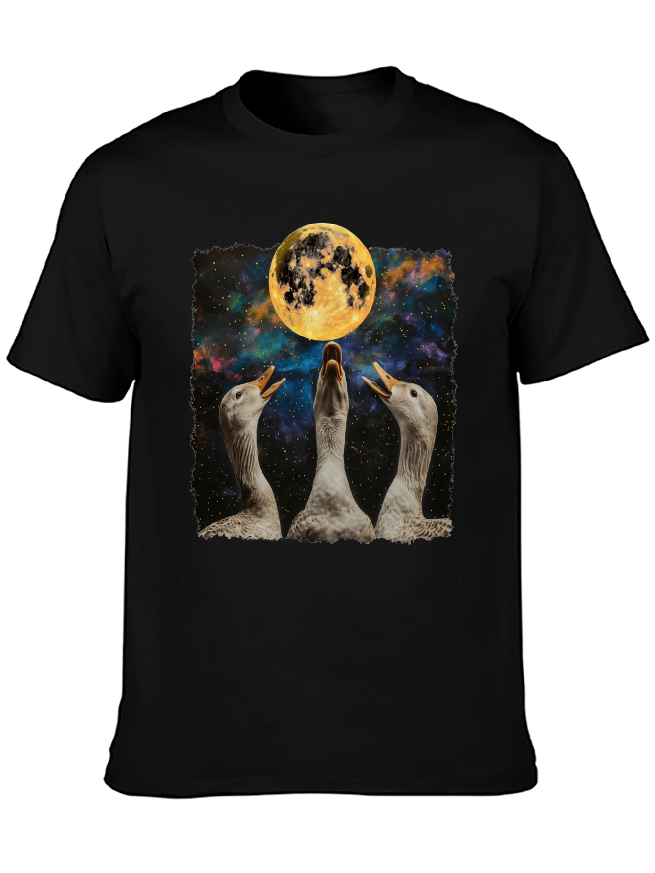 Geese Howling at the Moon Graphic Tee