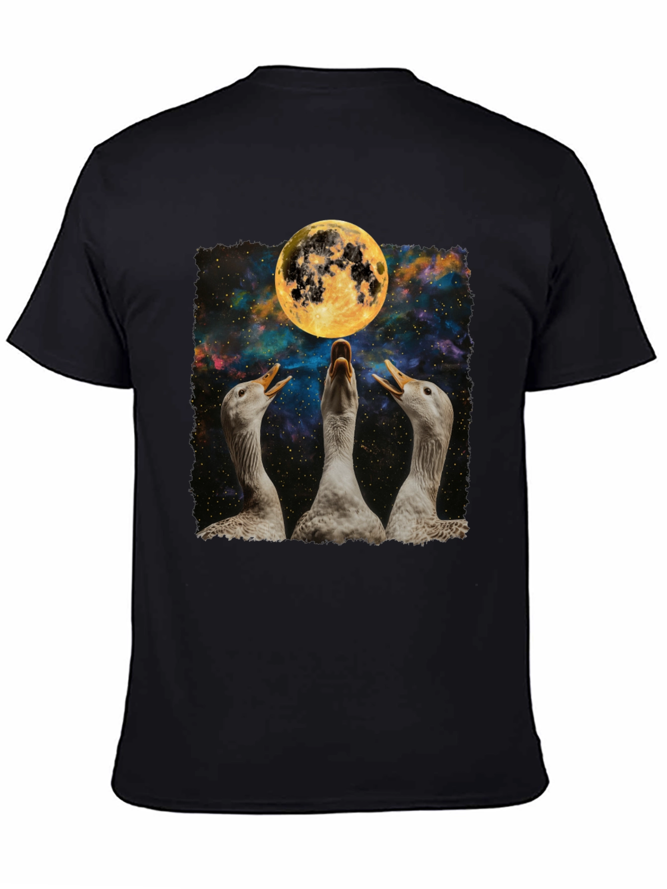 Geese Howling at the Moon Graphic Tee