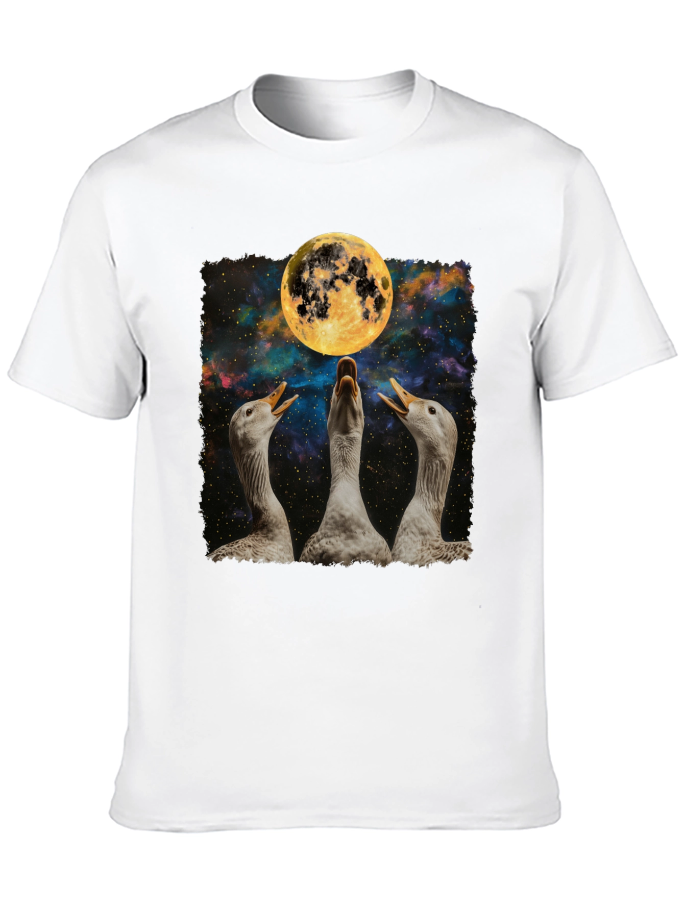 Geese Howling at the Moon Graphic Tee