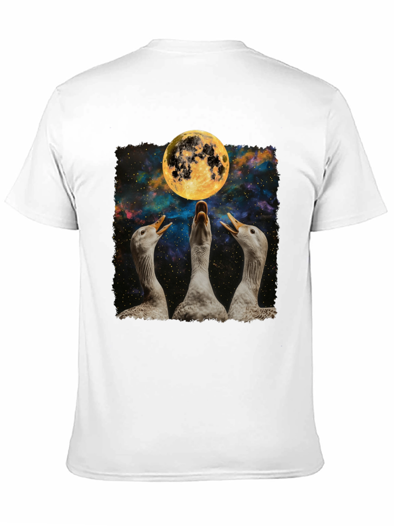 Geese Howling at the Moon Graphic Tee