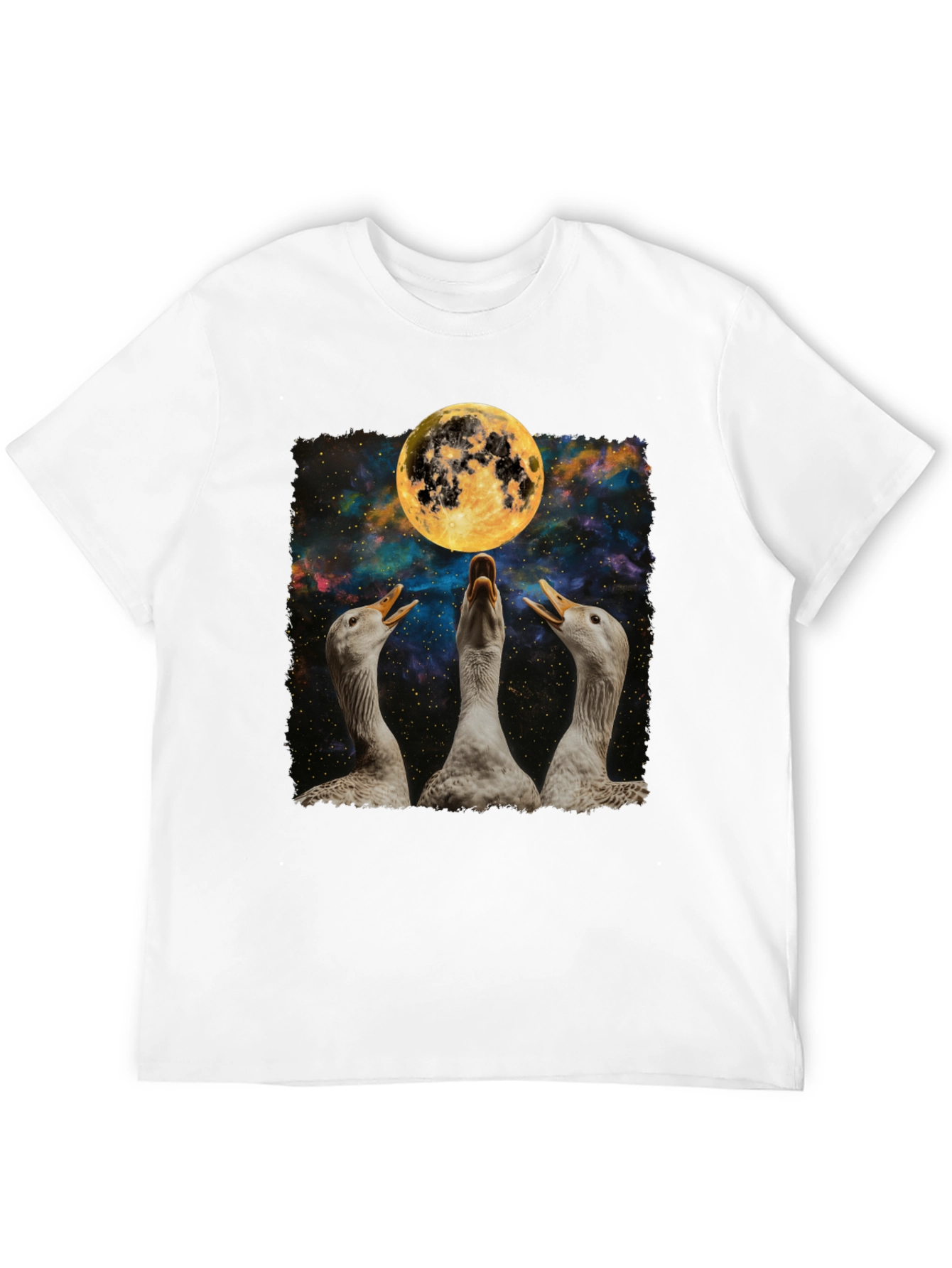 Geese Howling at the Moon Graphic Tee