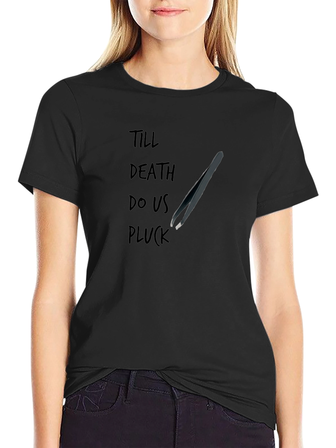 Till Death Do Us Pluck Black T-Shirt