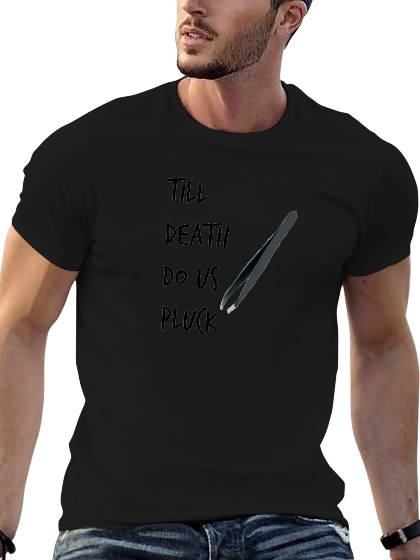 Till Death Do Us Pluck Black T-Shirt
