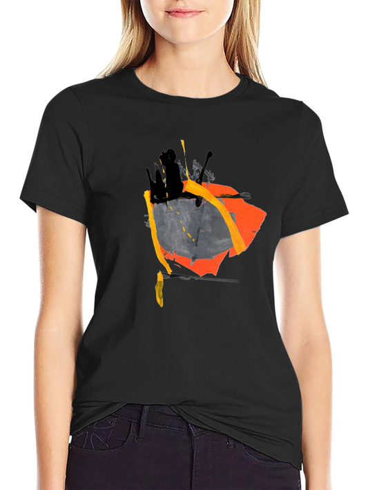 Abstract Art Graphic Tee - Modern Casual Style