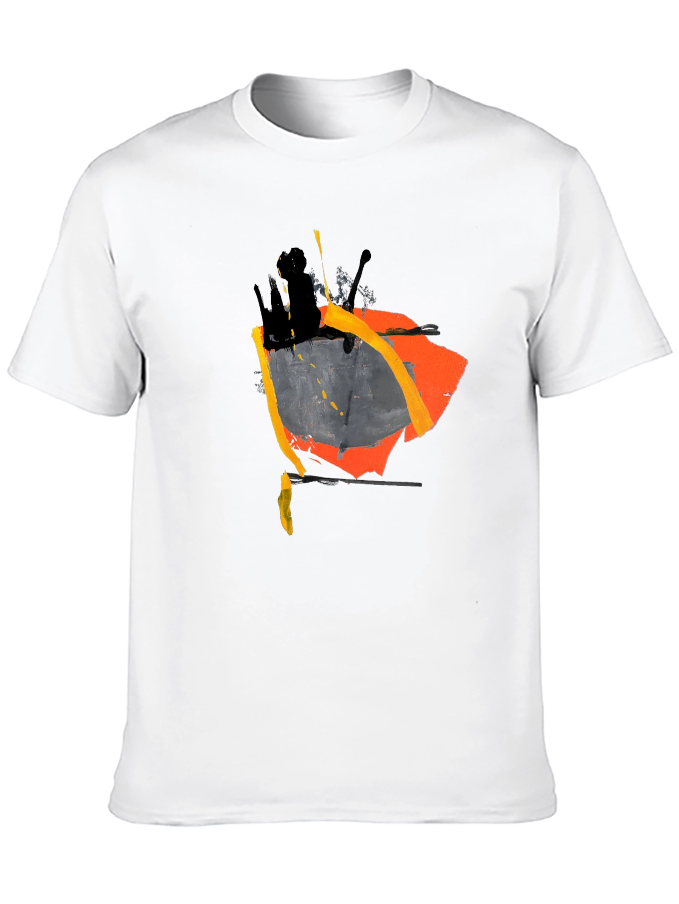 Abstract Art Graphic Tee - Modern Casual Style