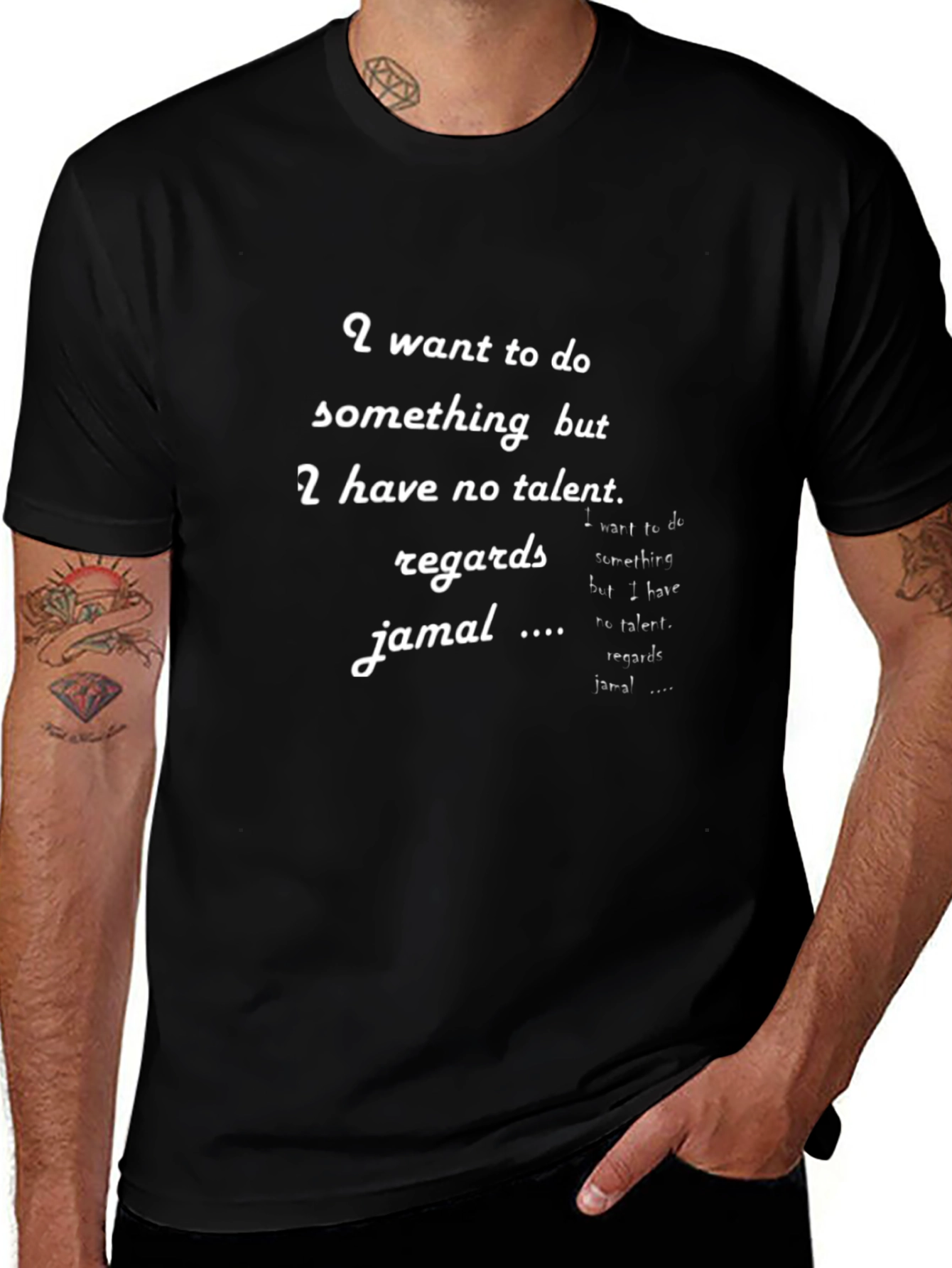 Funny Statement T-Shirt - I Want to Do Something