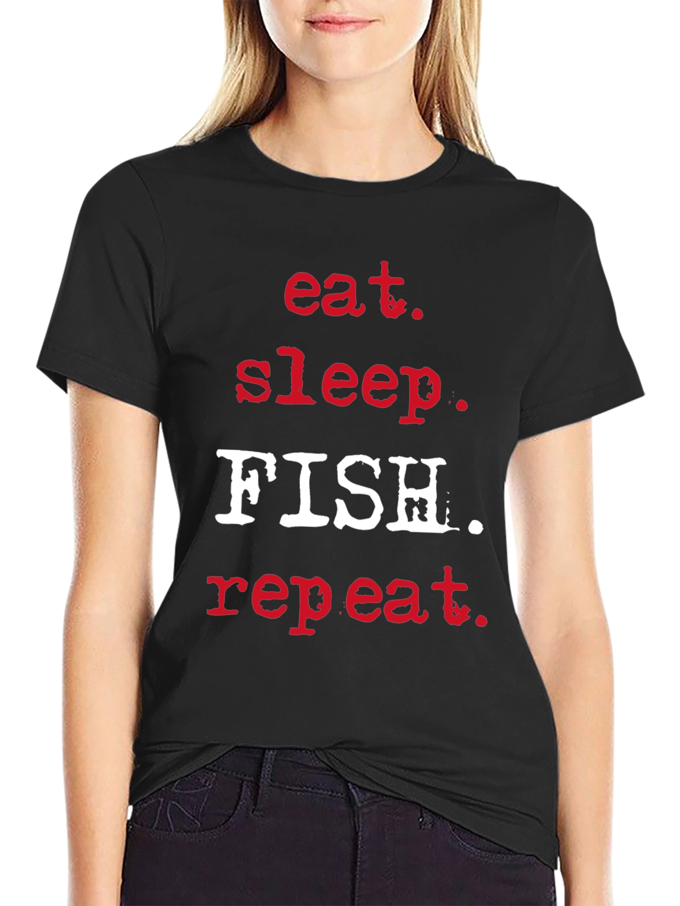 Eat Sleep Fish Repeat T-Shirt