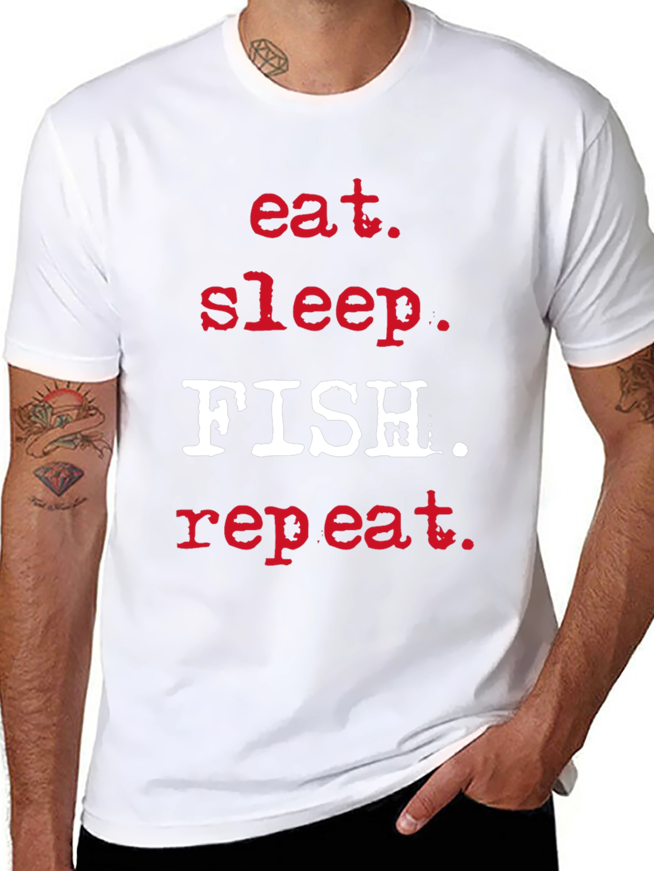 Eat Sleep Fish Repeat T-Shirt