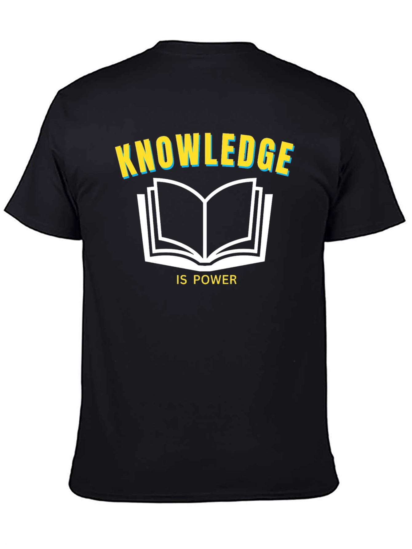 Knowledge is Power Black T-Shirt