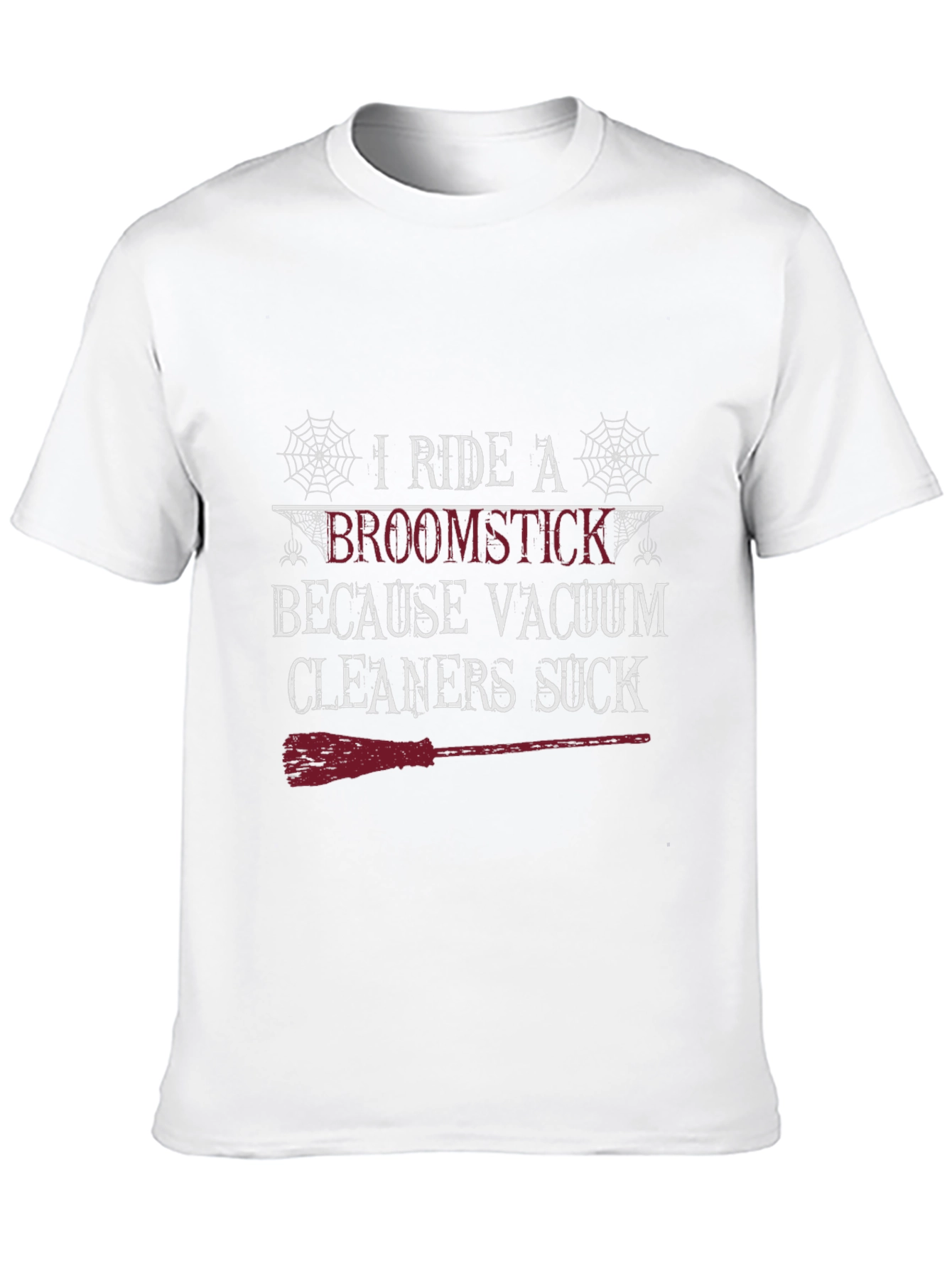 I Ride A Broomstick Halloween T-Shirt