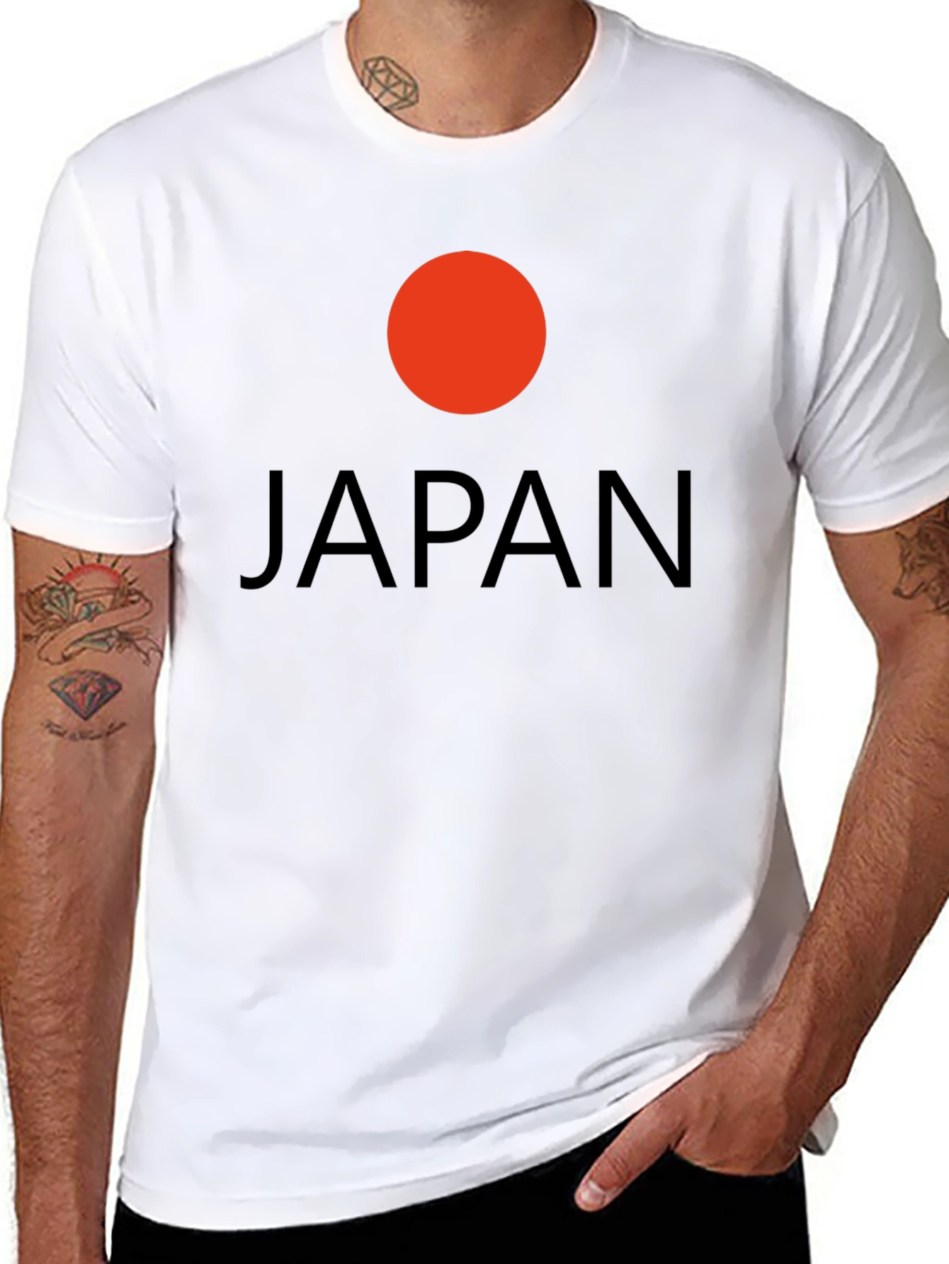 Japan Flag Graphic T-Shirt