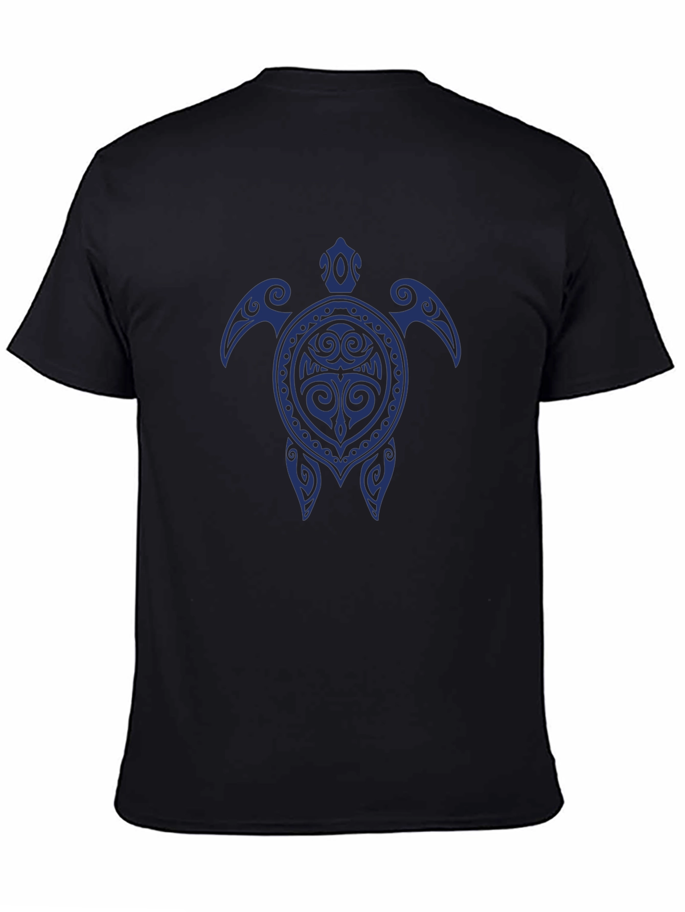 Tribal Turtle Graphic Tee - Soft Cotton Blend