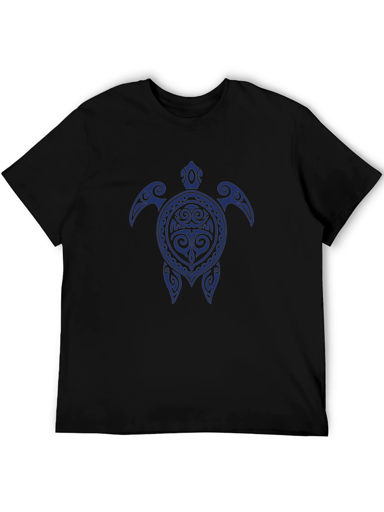 Tribal Turtle Graphic Tee - Soft Cotton Blend