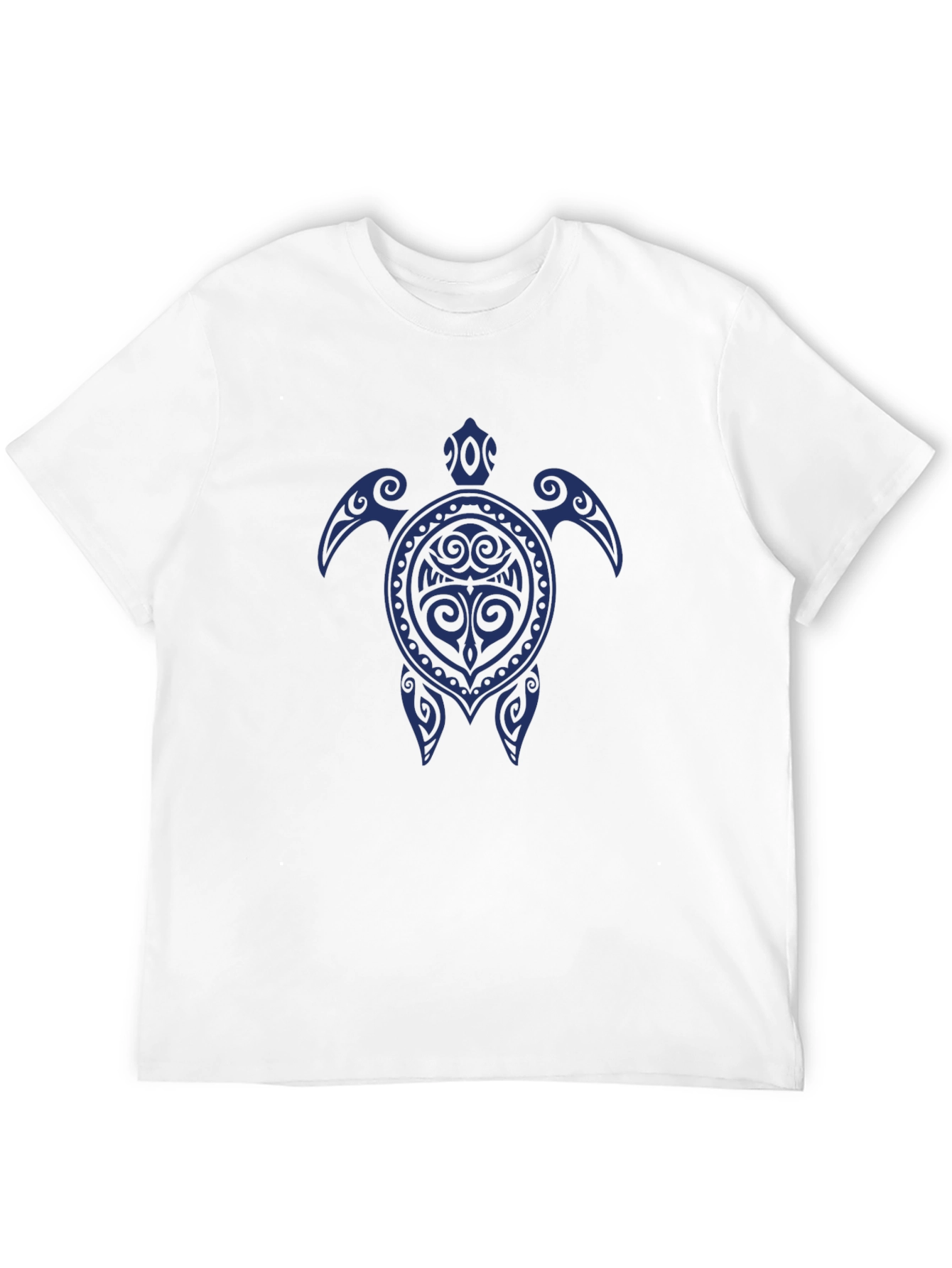 Tribal Turtle Graphic Tee - Soft Cotton Blend