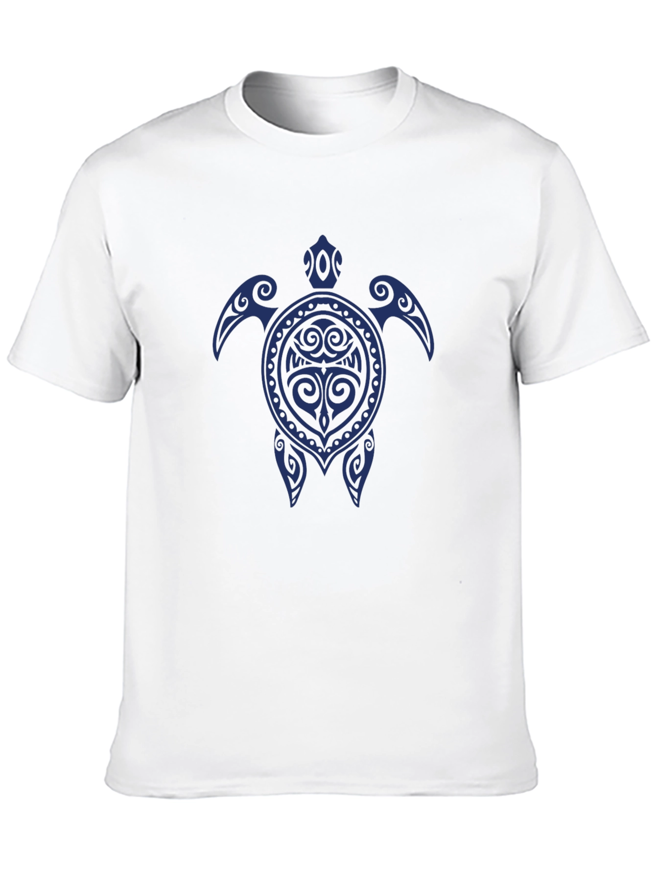 Tribal Turtle Graphic Tee - Soft Cotton Blend