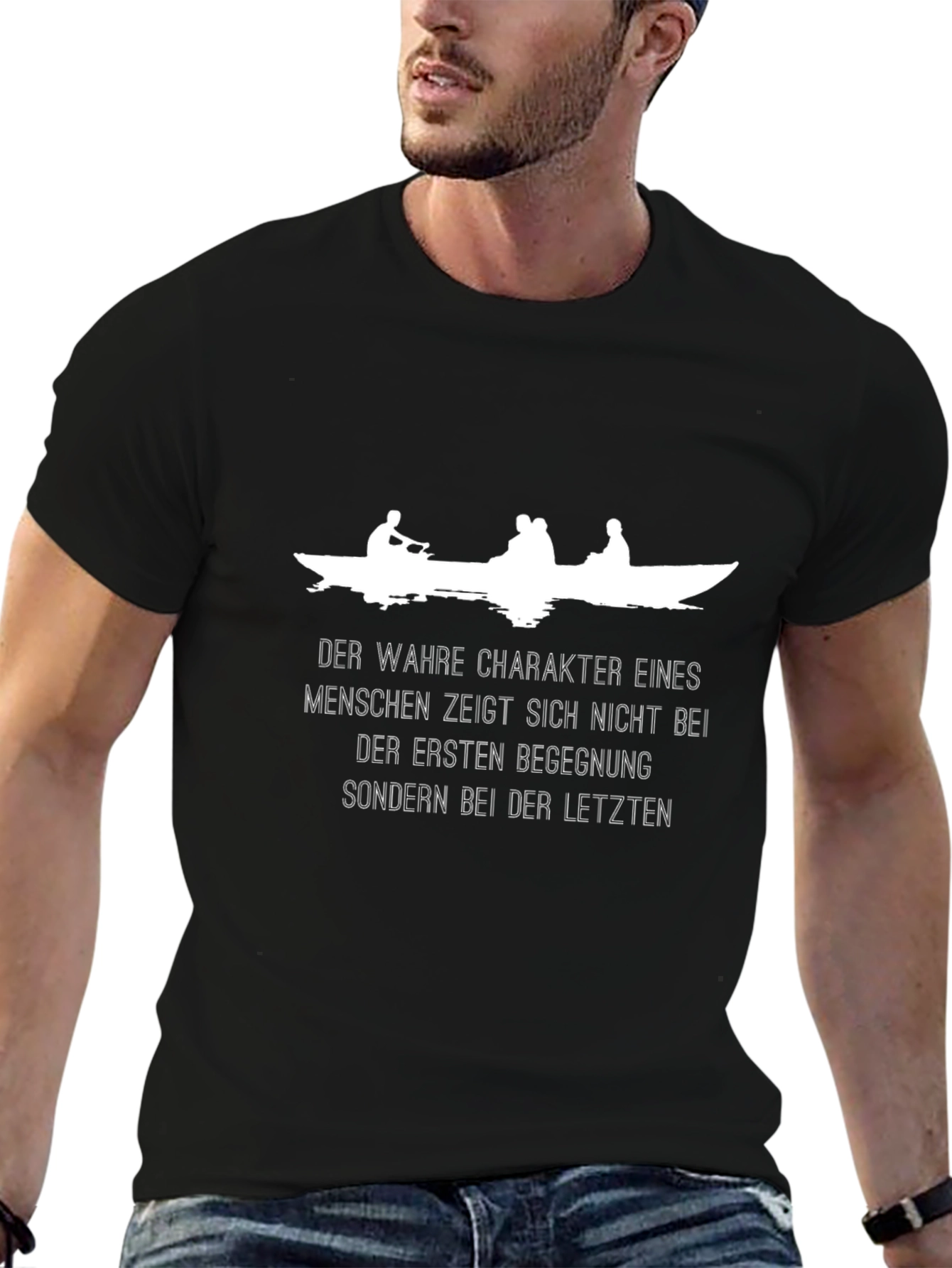 Character Quote Crew Neck T-Shirt