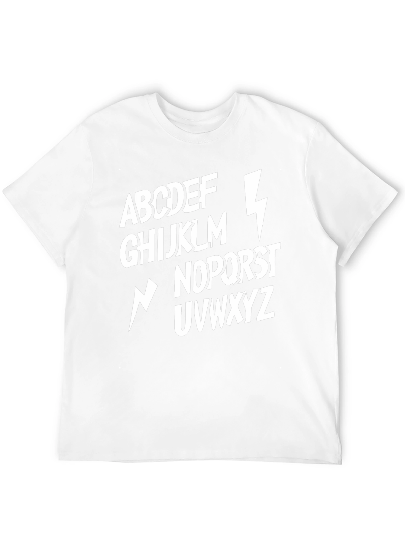 Alphabet Lightning Bolt T-Shirt