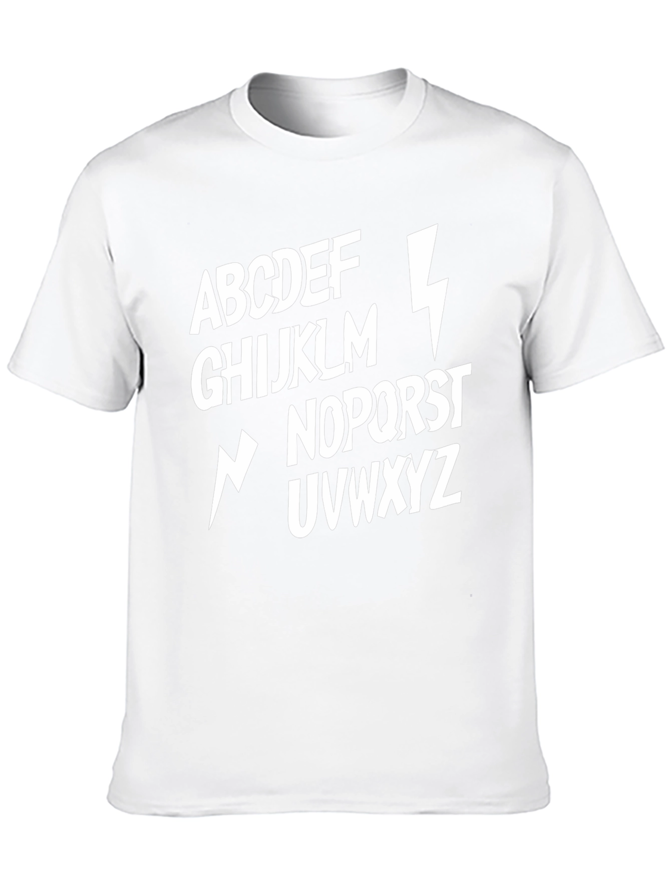 Alphabet Lightning Bolt T-Shirt
