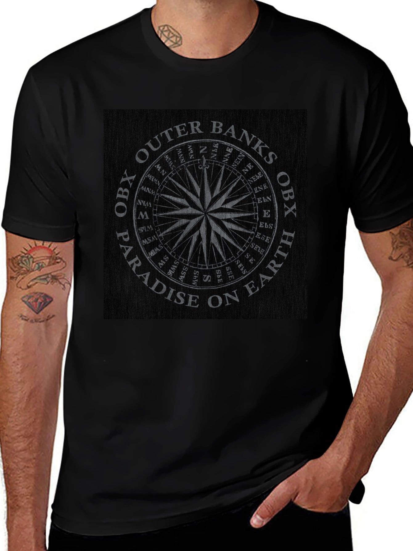 Outer Banks OBX Compass T-Shirt
