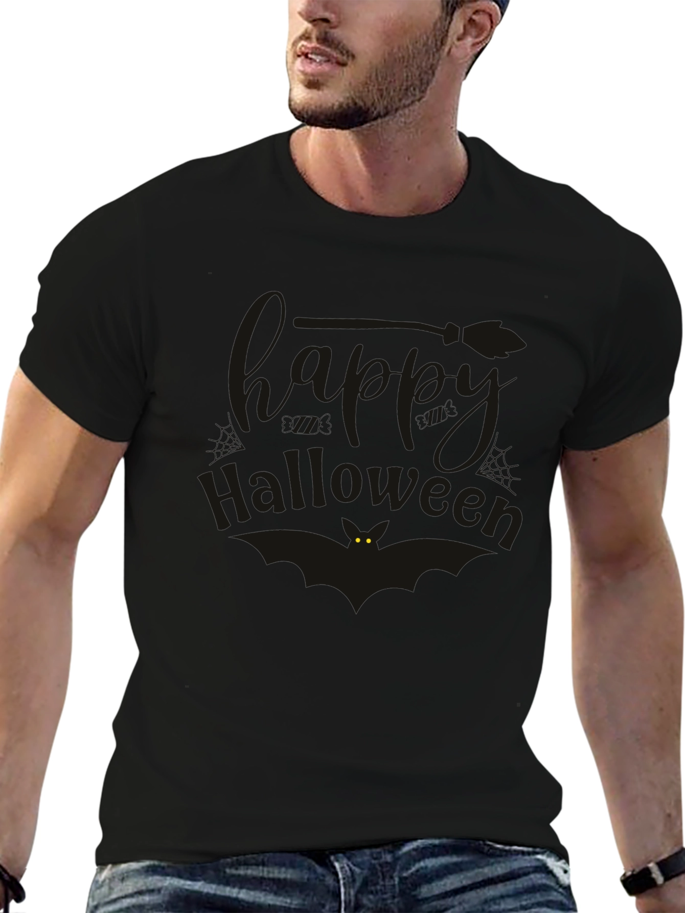 Halloween Bat T-Shirt - Spooky Season Apparel
