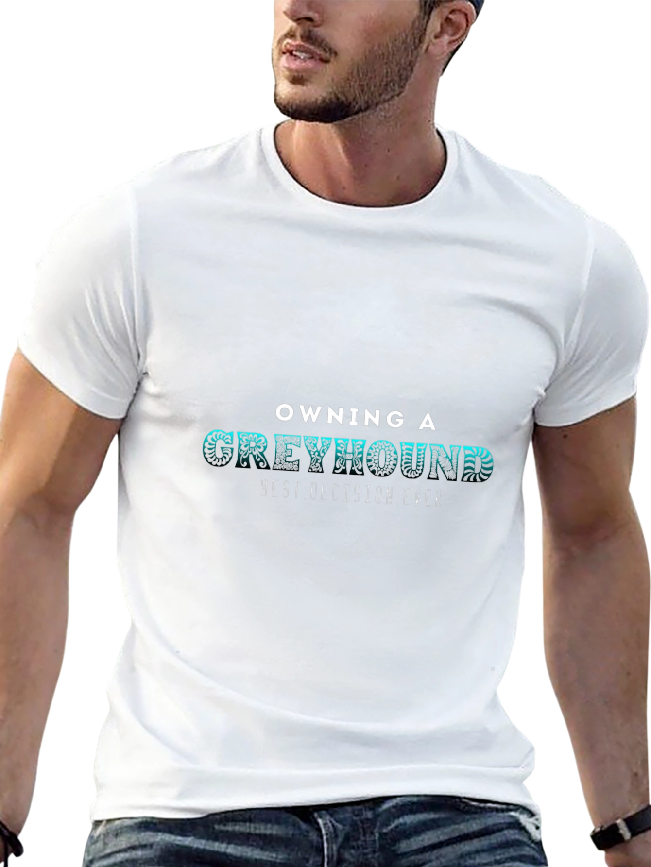 Greyhound Lover Tee - Best Decision Ever T-Shirt