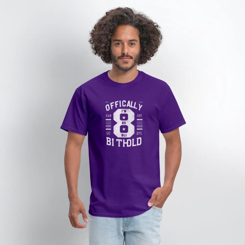 Officially Eight Birthday Tee