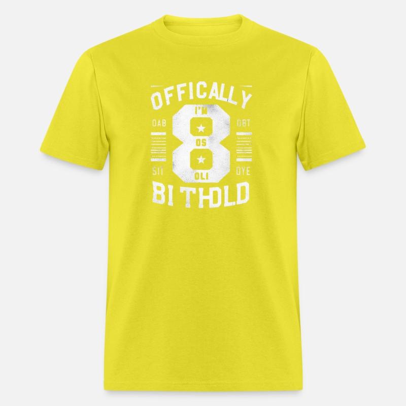 Officially Eight Birthday Tee