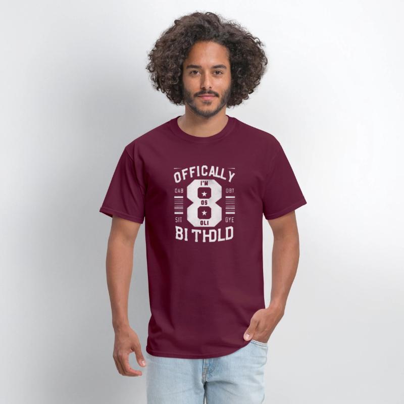 Officially Eight Birthday Tee