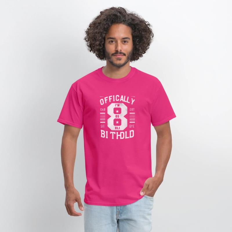 Officially Eight Birthday Tee