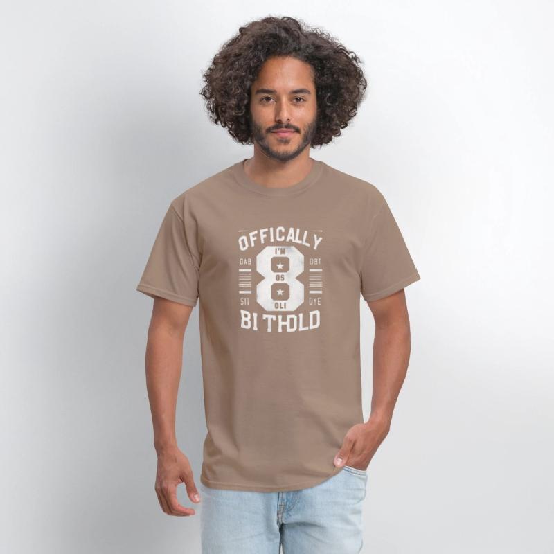 Officially Eight Birthday Tee