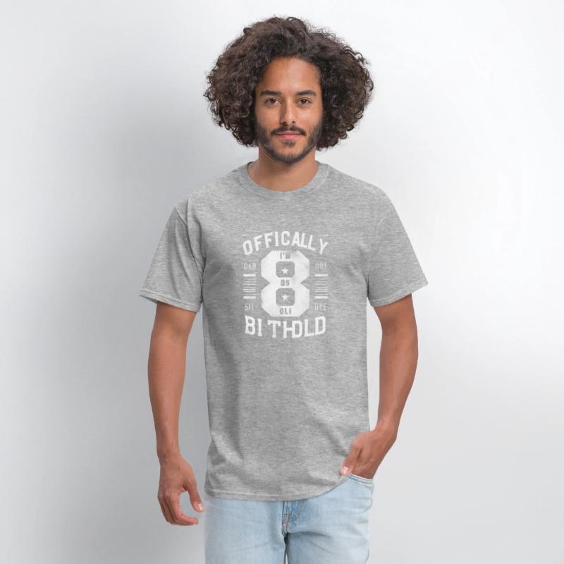 Officially Eight Birthday Tee