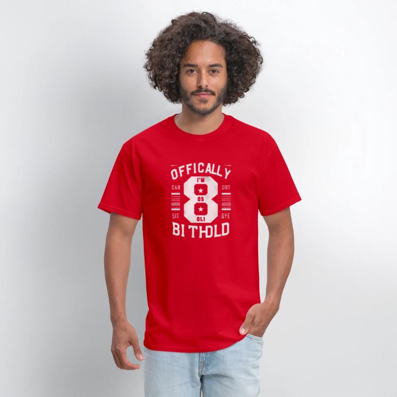 Officially Eight Birthday Tee