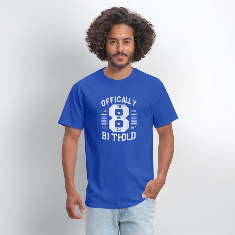 Officially Eight Birthday Tee