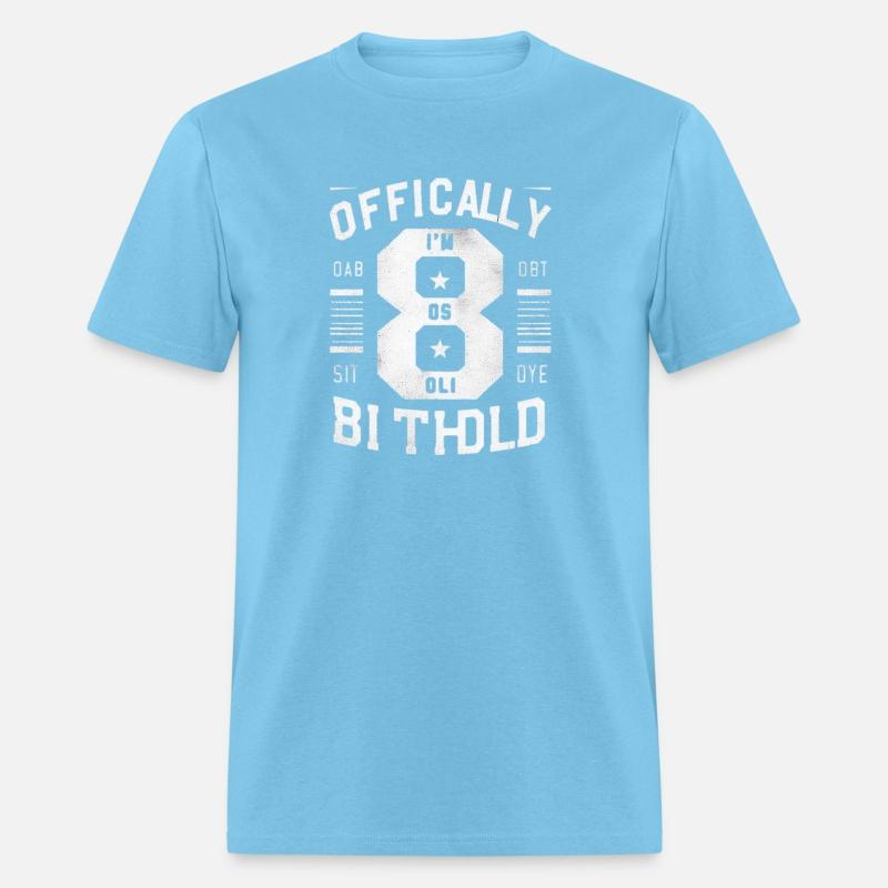 Officially Eight Birthday Tee