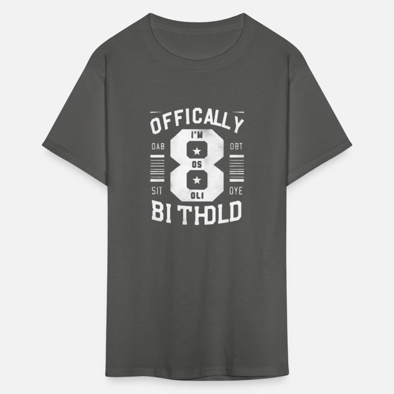 Officially Eight Birthday Tee