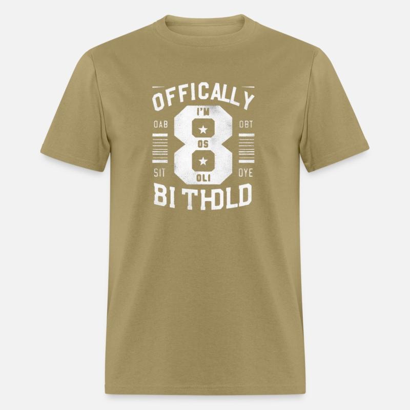 Officially Eight Birthday Tee