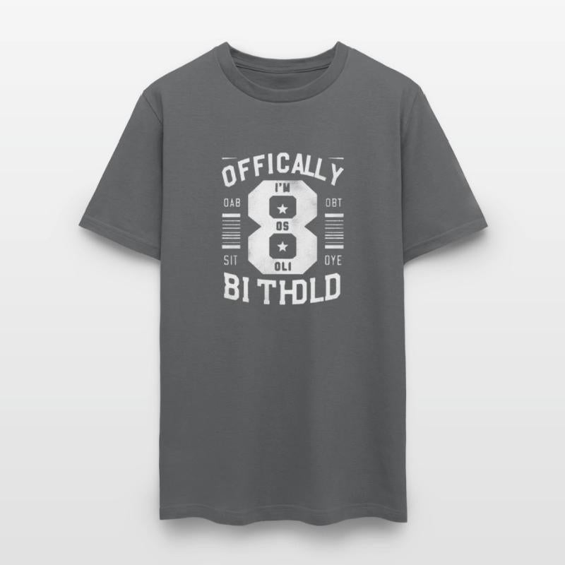 Officially Eight Birthday Tee