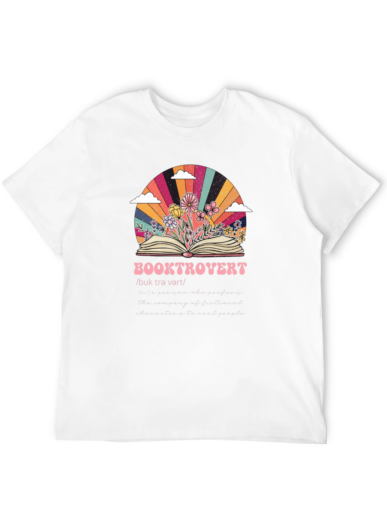 Booktrovert Graphic T-Shirt - Book Lover Apparel