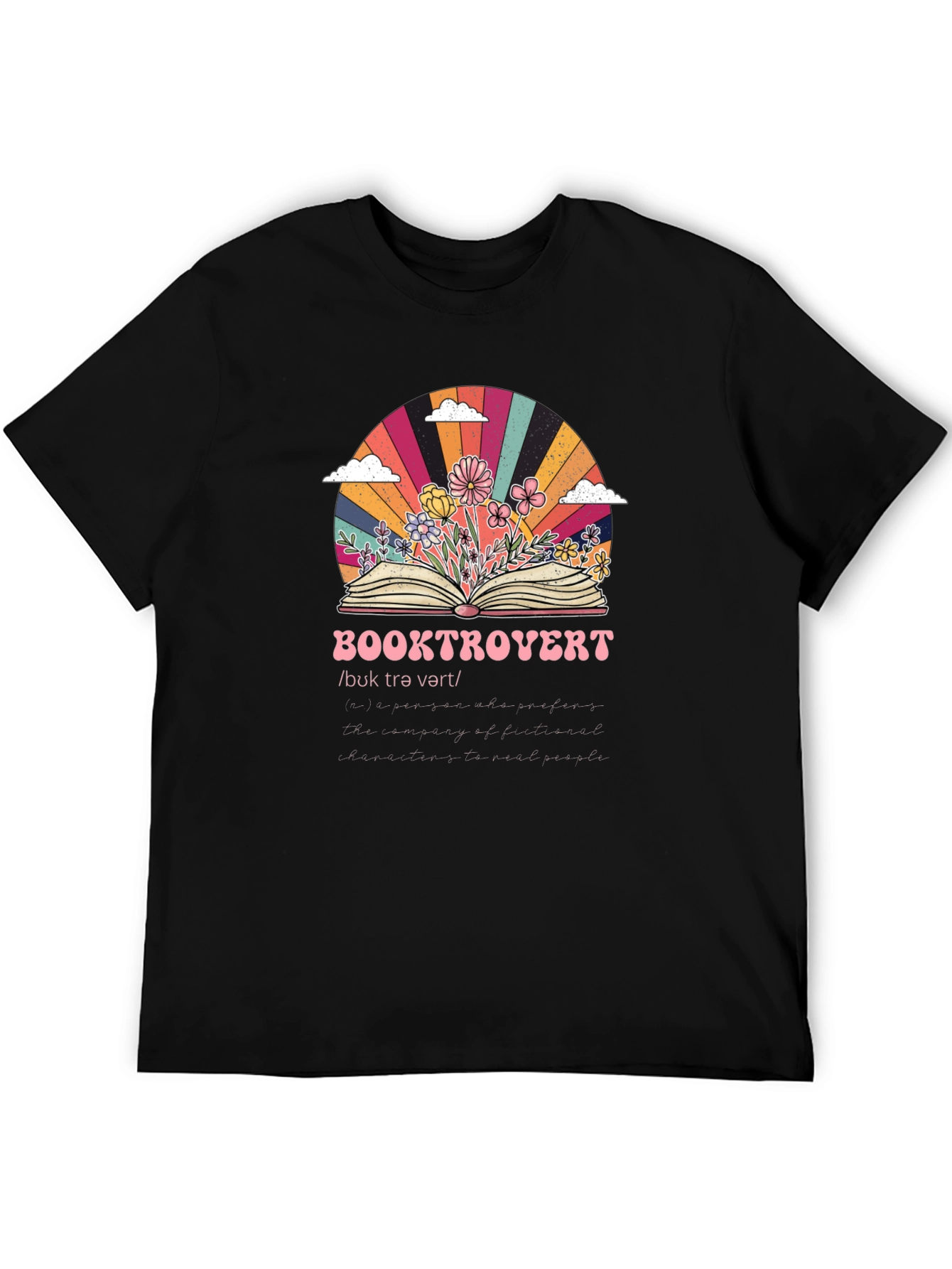 Booktrovert Graphic T-Shirt - Book Lover Apparel