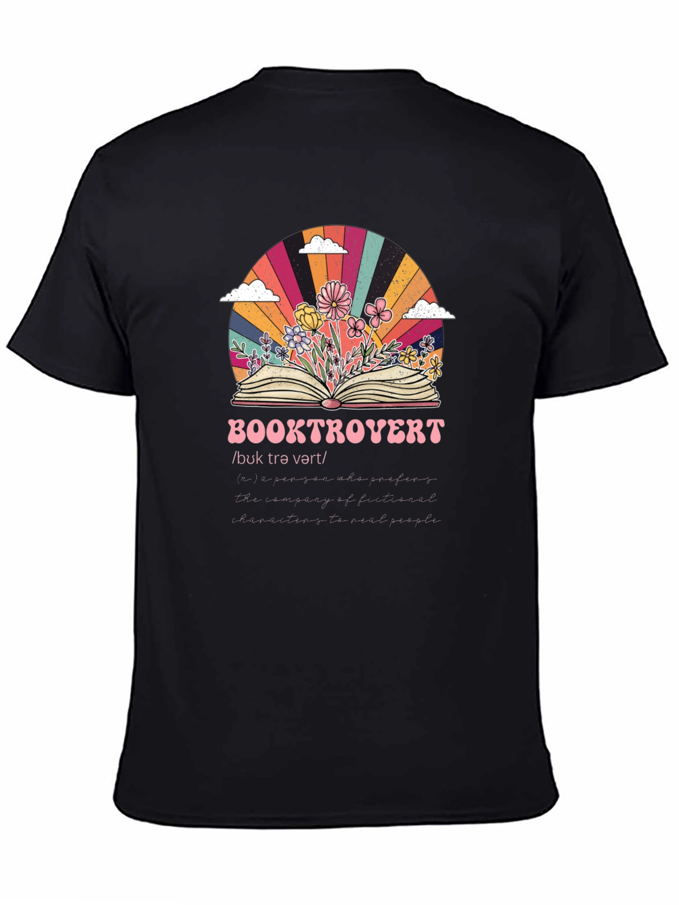 Booktrovert Graphic T-Shirt - Book Lover Apparel