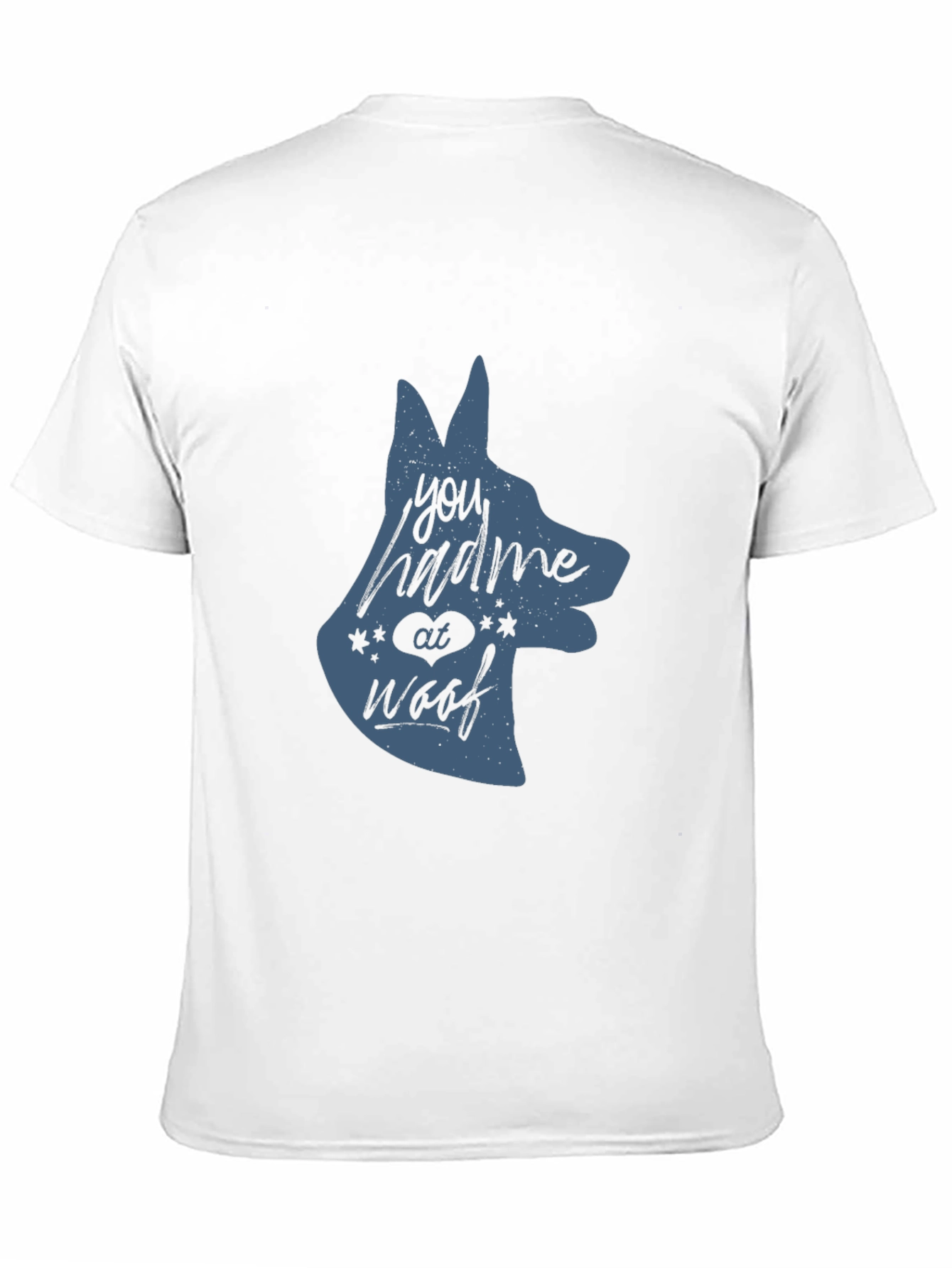 Mens You Had Me At Woof Dog Graphic Tee