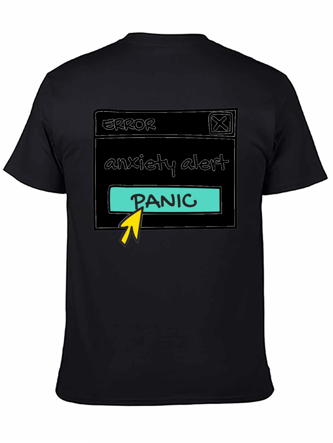 Anxiety Alert Panic T-Shirt - Humorous Graphic Tee